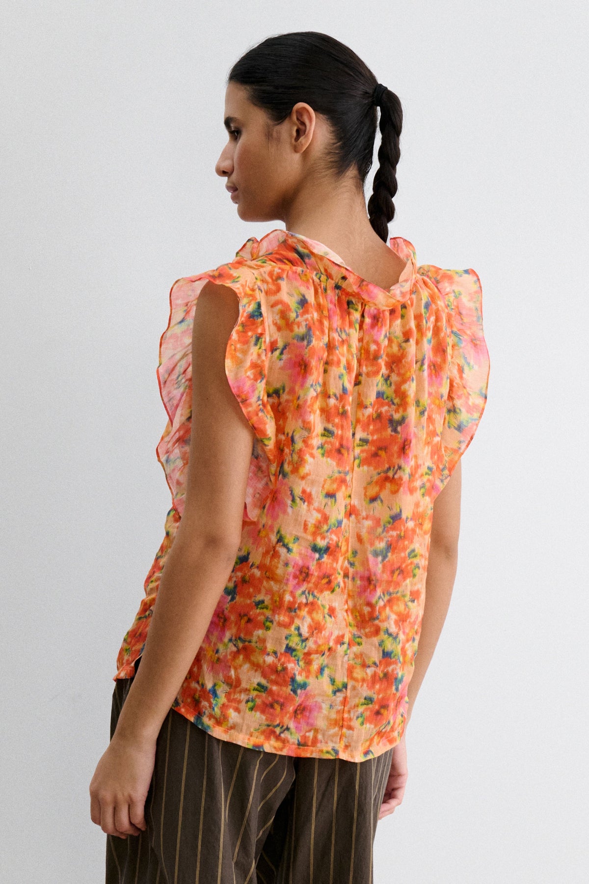 New Via Top Orange