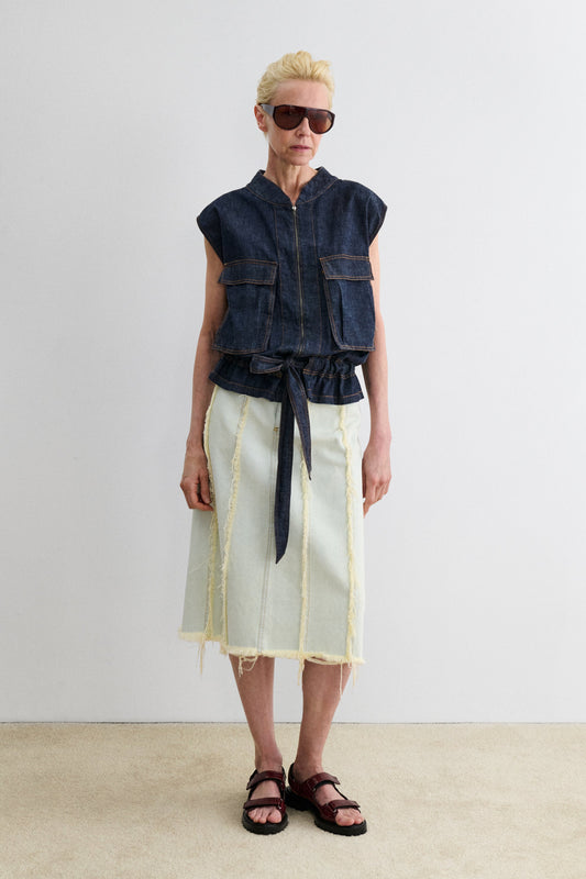 Soliton Vest Raw Wash