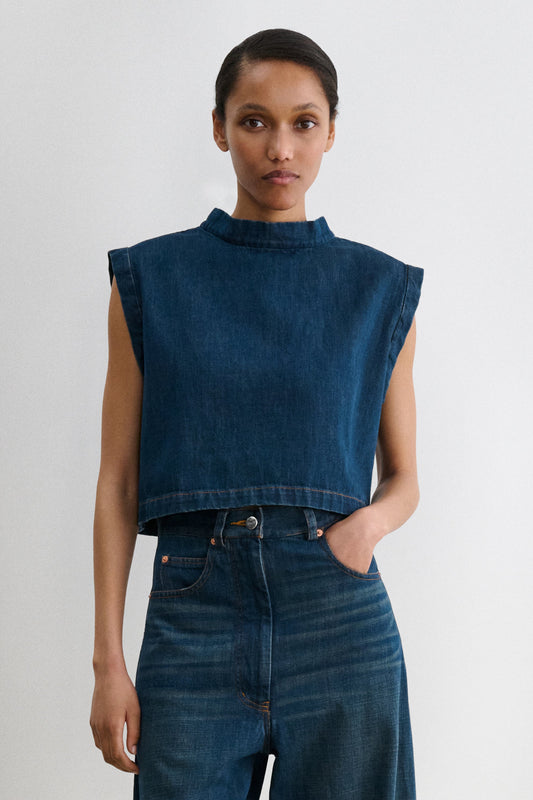Bacchus Top Muddy Indigo