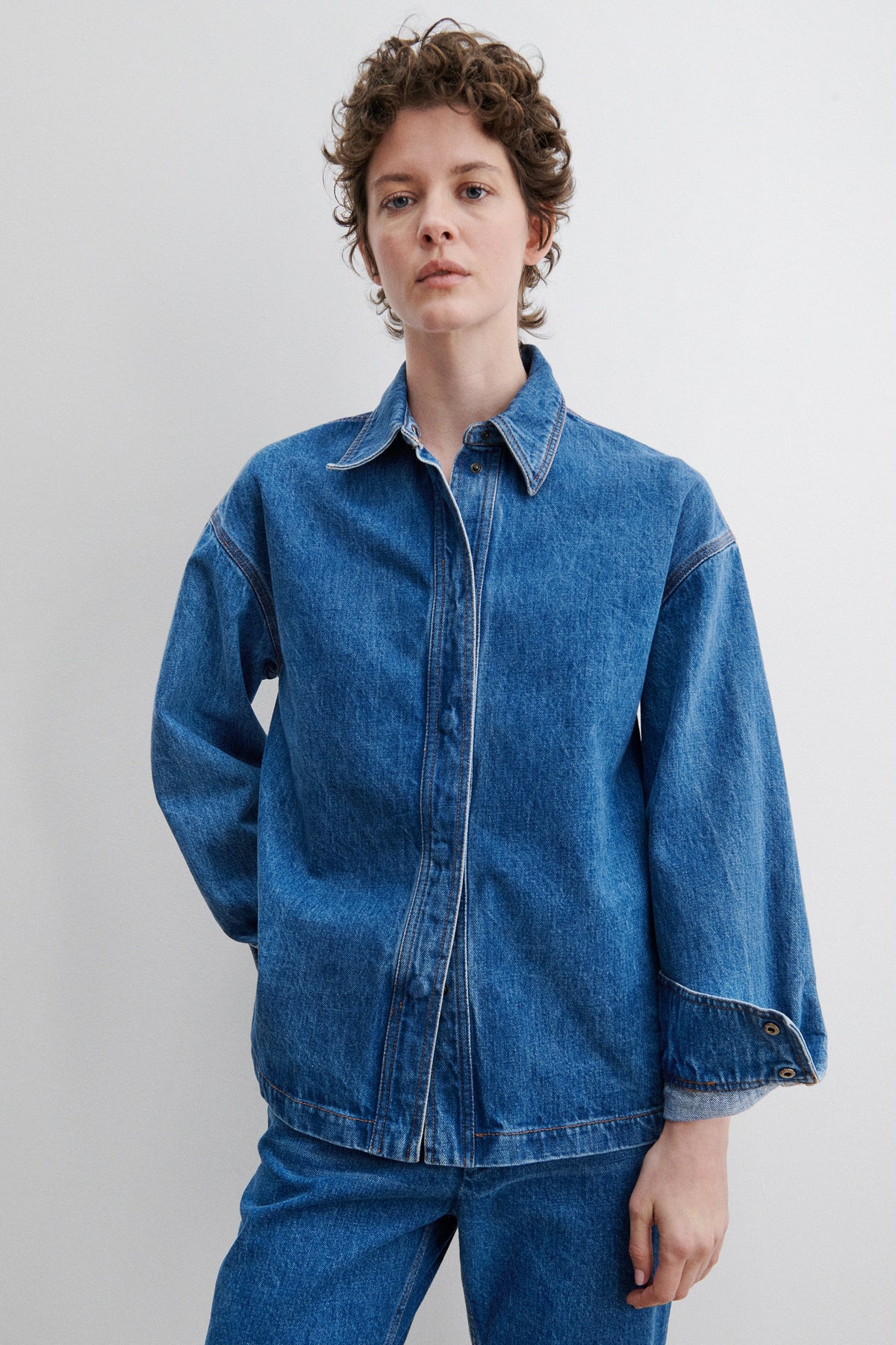 Wade Shirt Cool Indigo