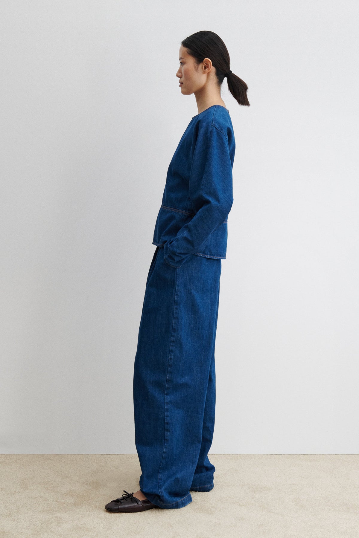 Slope Top Indigo