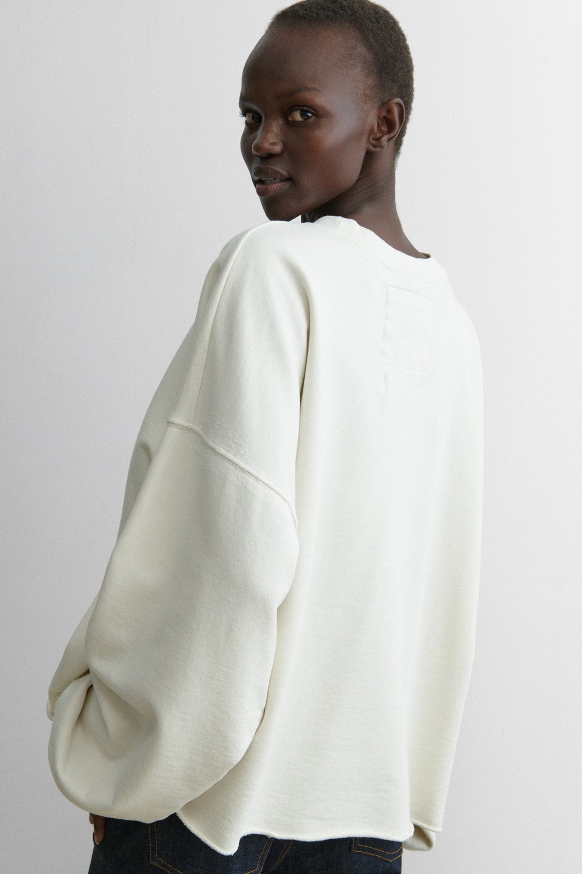 Fonder Sweatshirt Dirty White