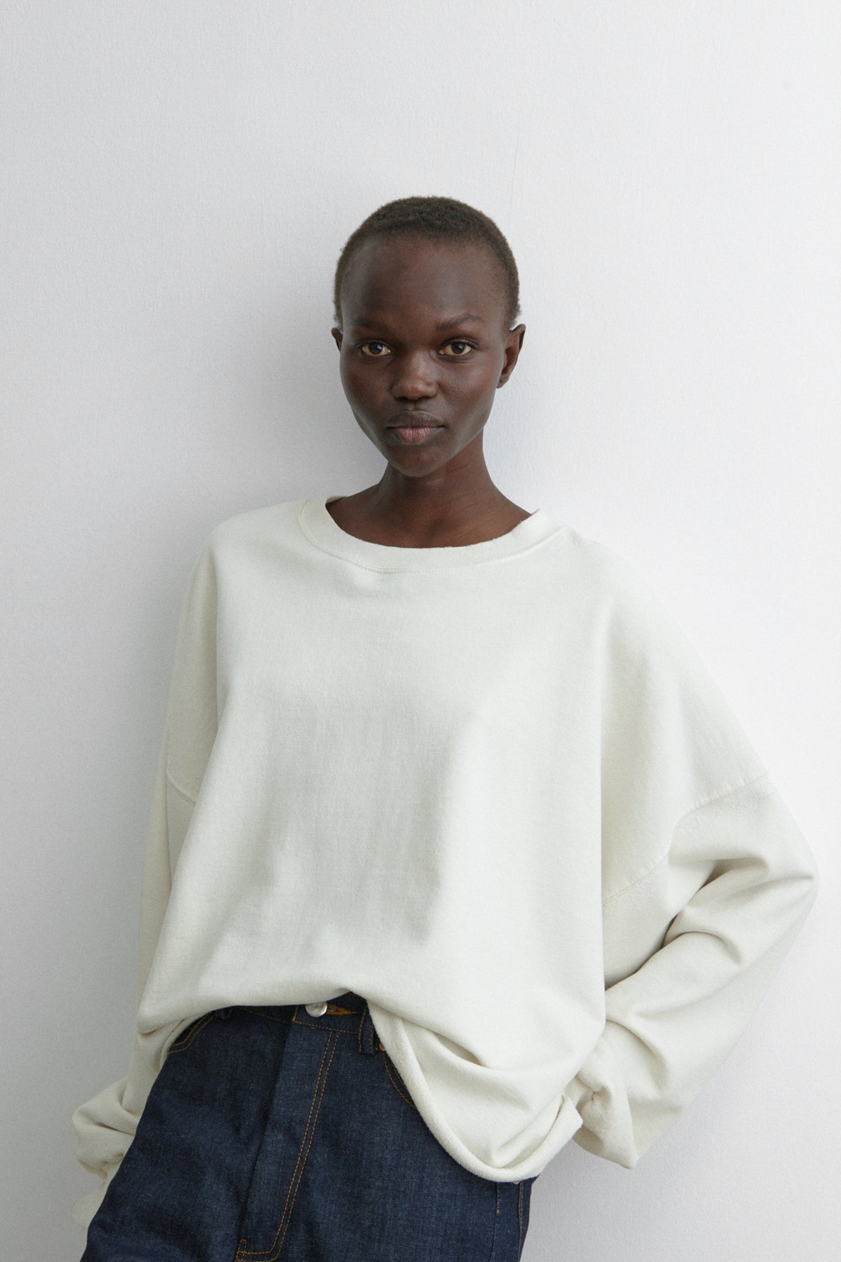 Fonder Sweatshirt Dirty White
