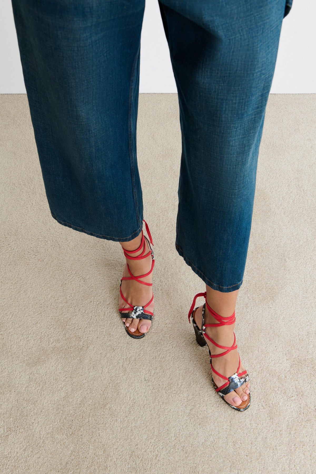 Dawlen Heel Grey Multi