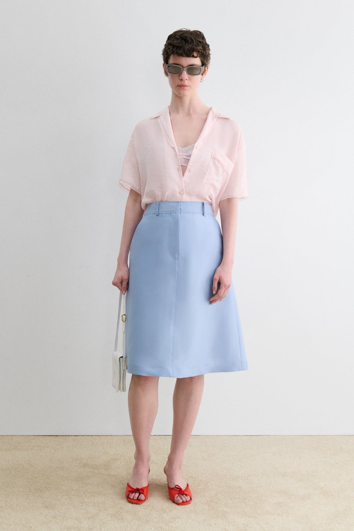 Osa Skirt Sky Blue