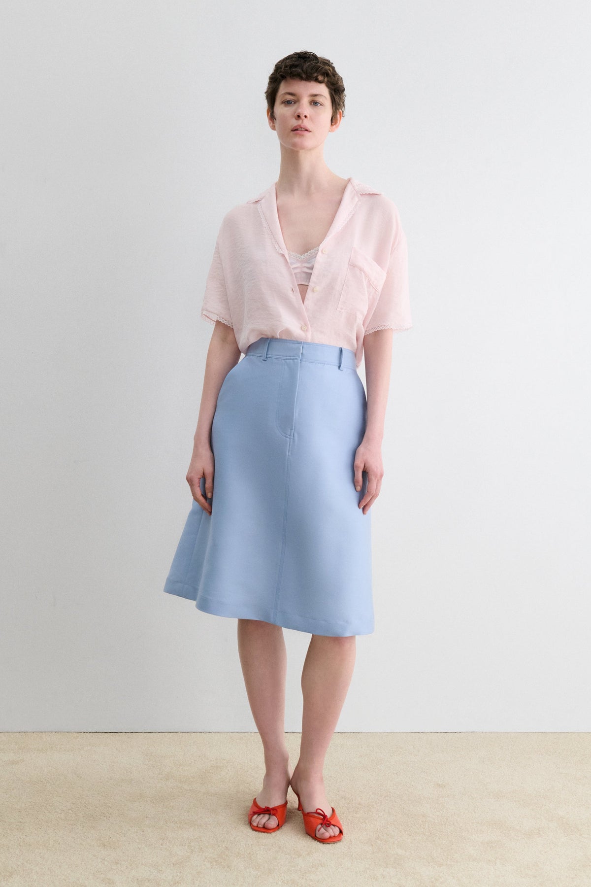Osa Skirt Sky Blue