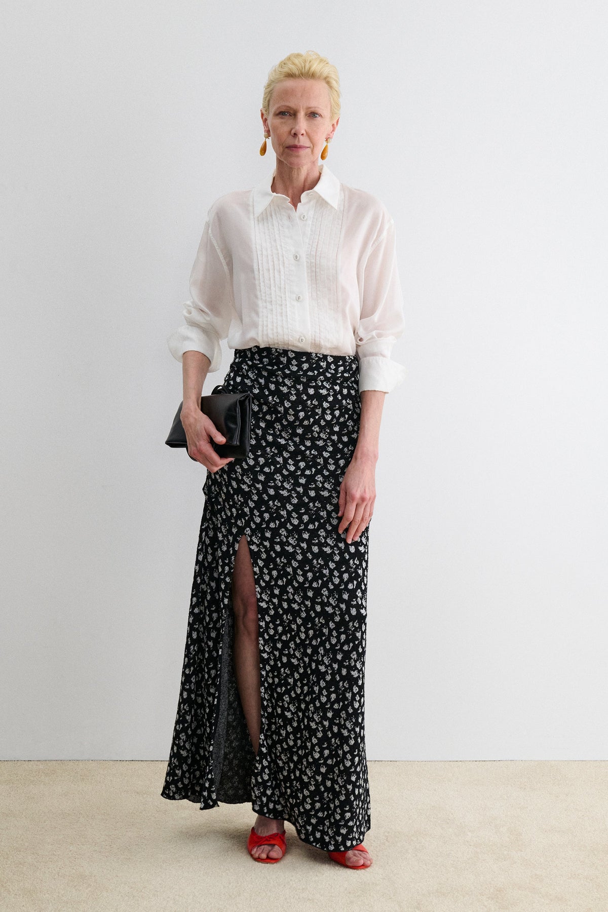 Arra Skirt Black-White