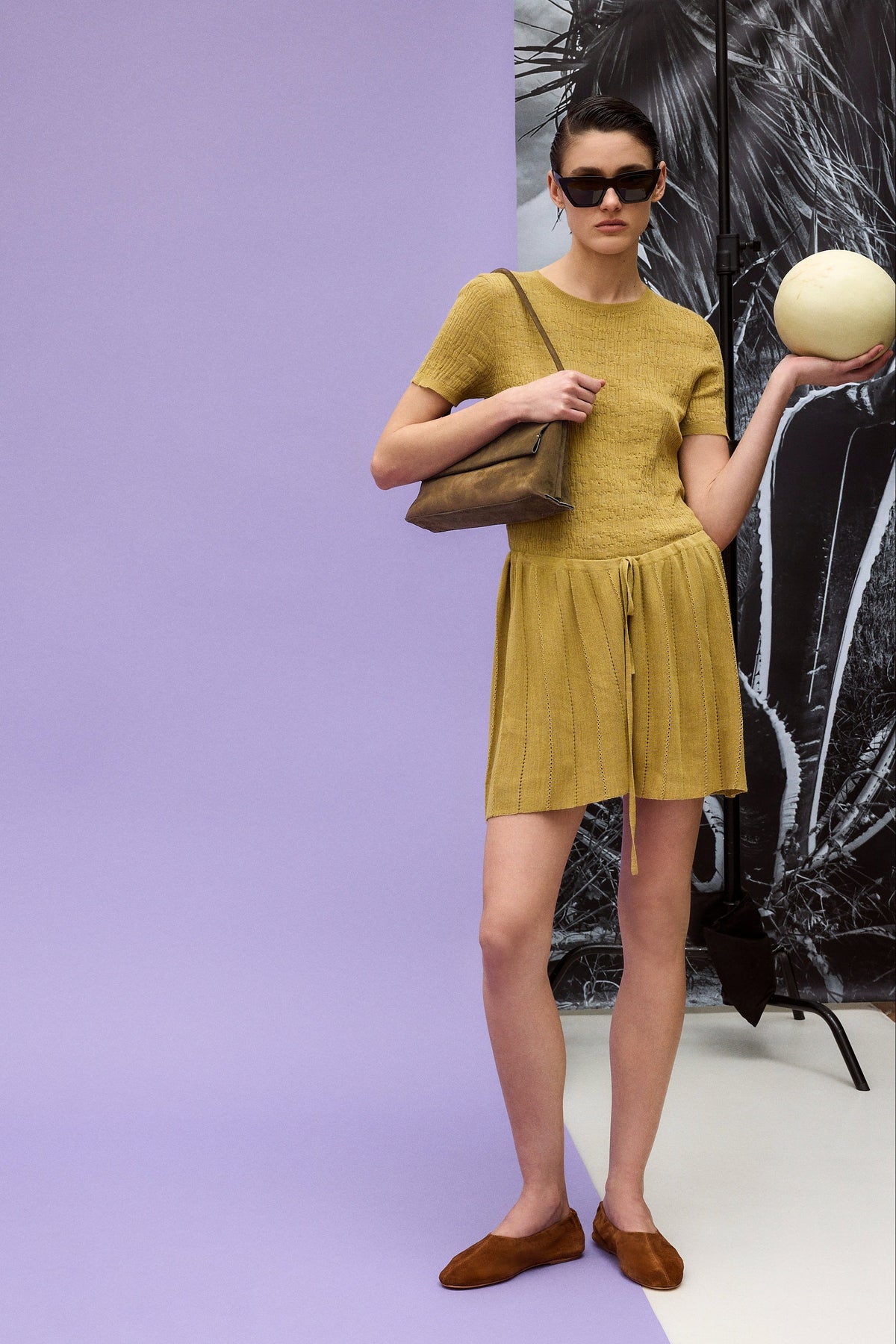Lita Skort Mustard