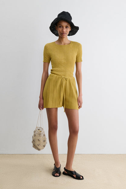 Lita Skort Mustard