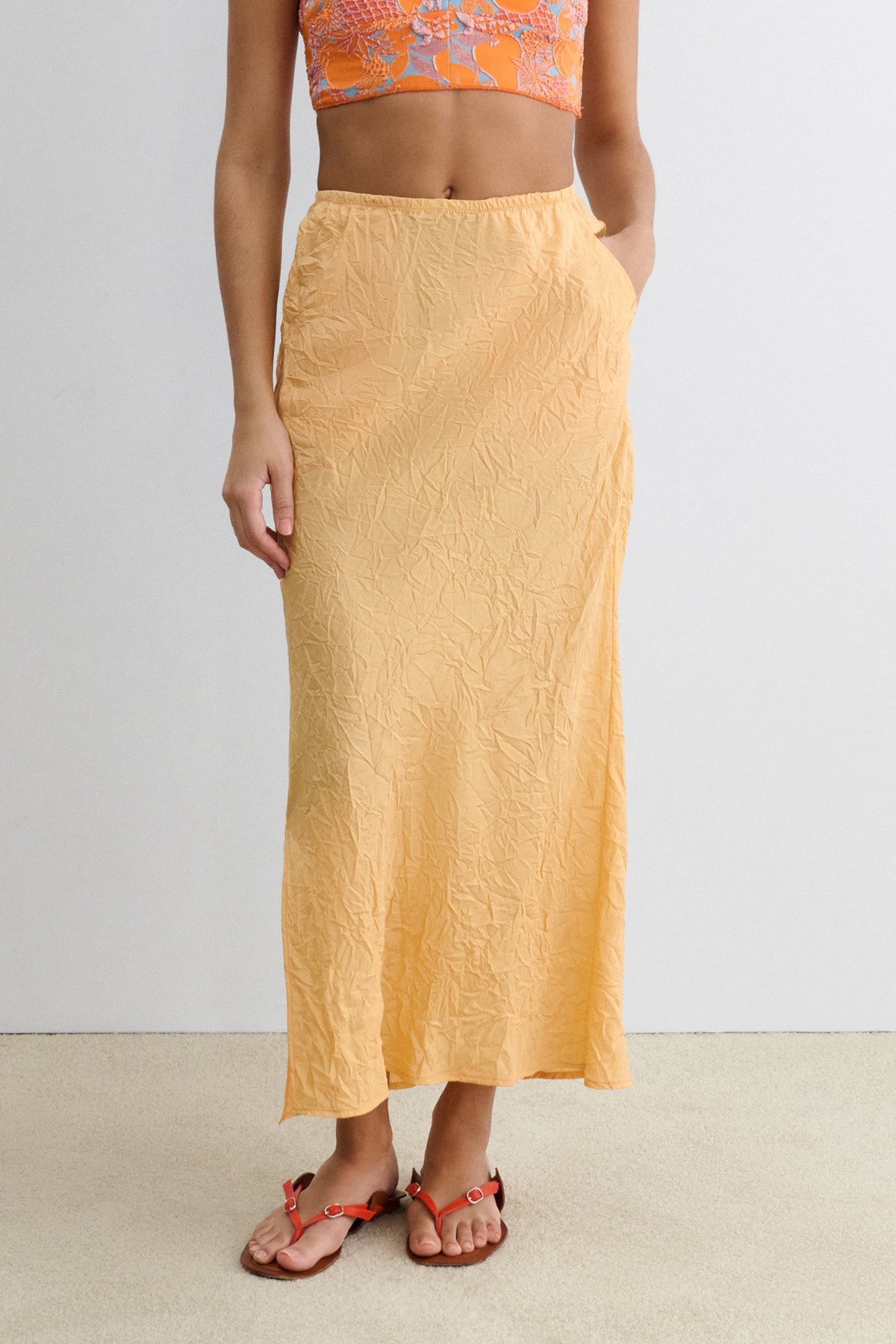 Vela Skirt Peach