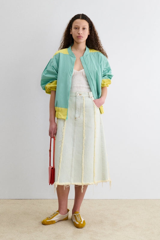 Etch Skirt Bleached