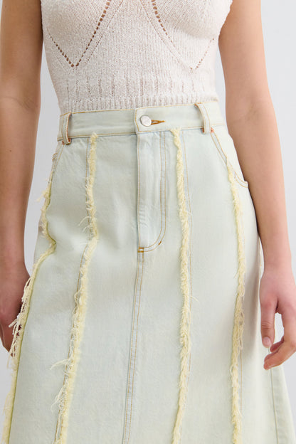 Etch Skirt Bleached