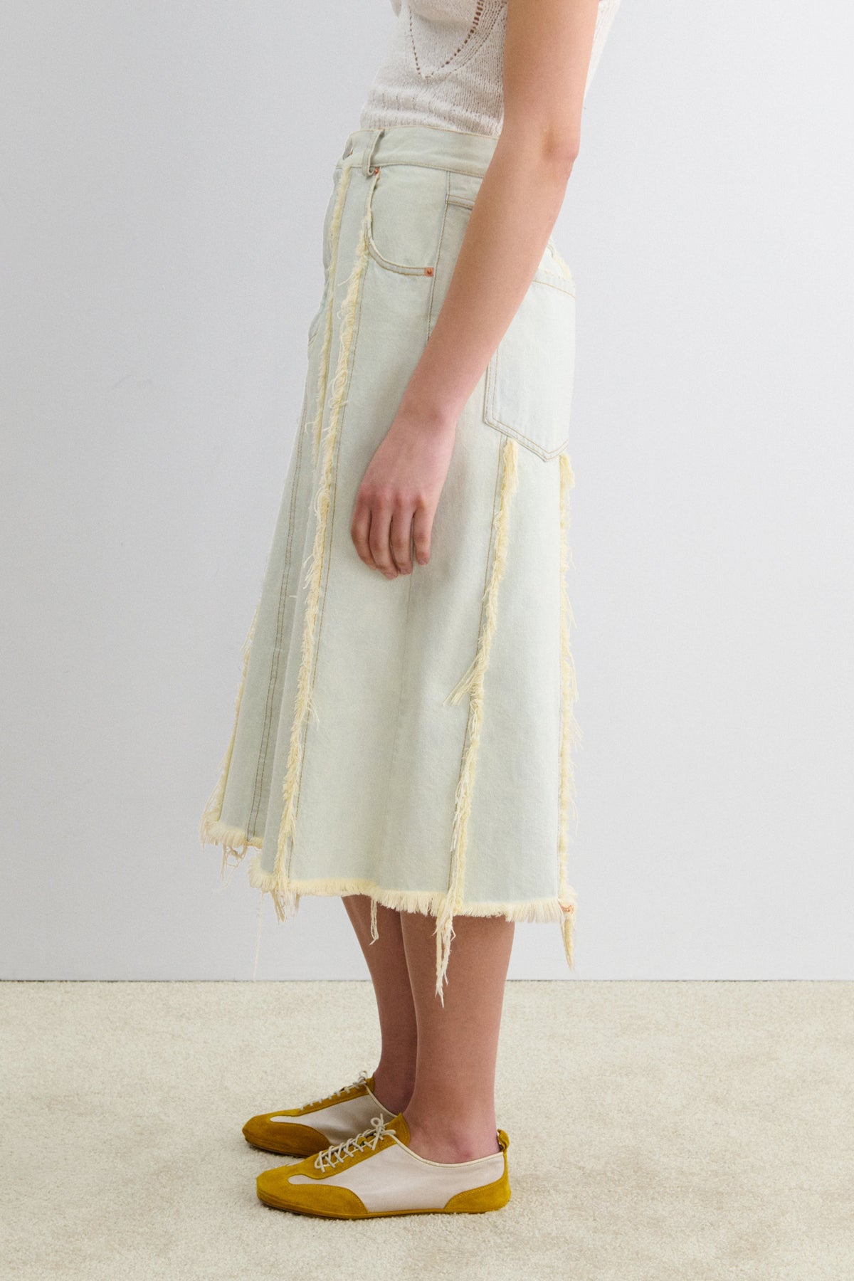 Etch Skirt Bleached
