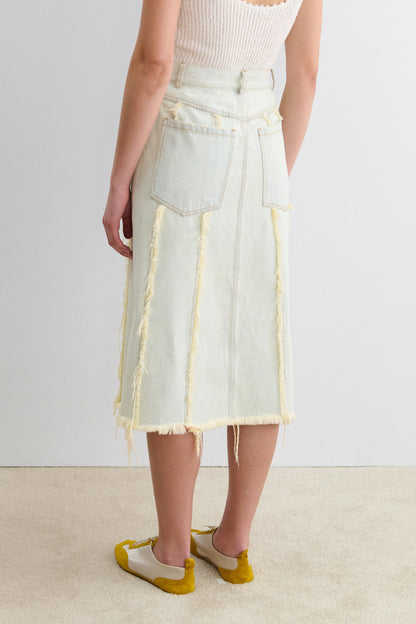 Etch Skirt Bleached