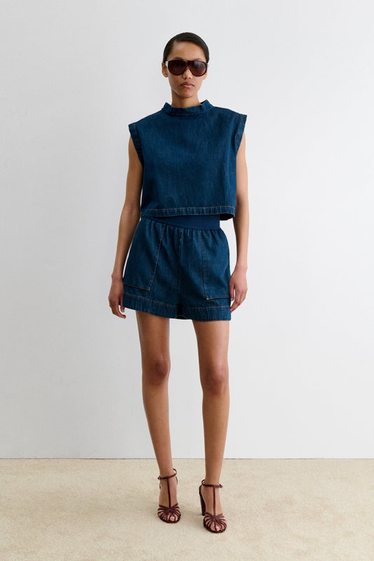 Jalen Short Muddy Indigo