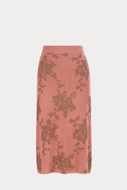 Broccada Skirt Dove-Green