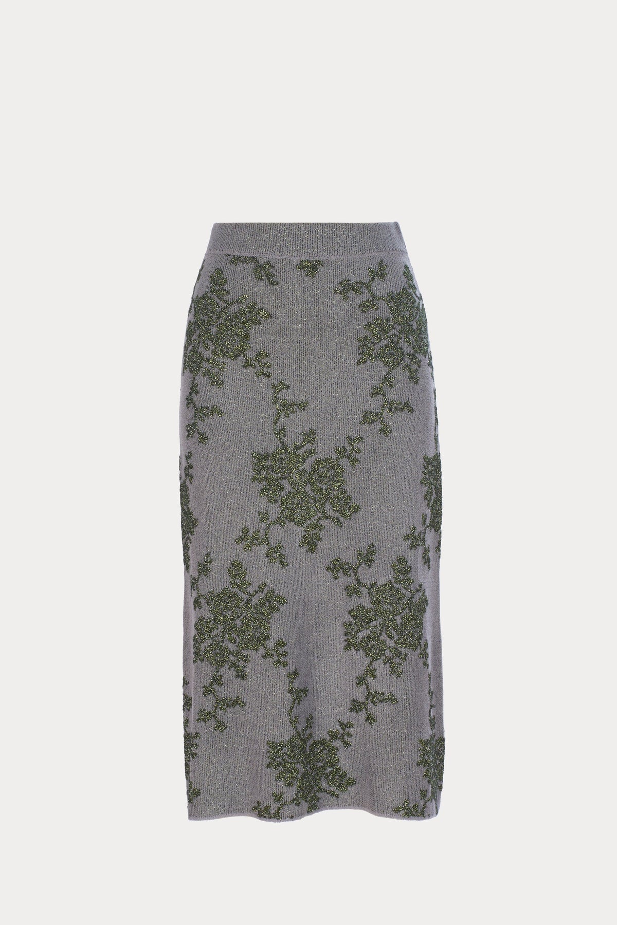 Broccada Skirt Dove-Green