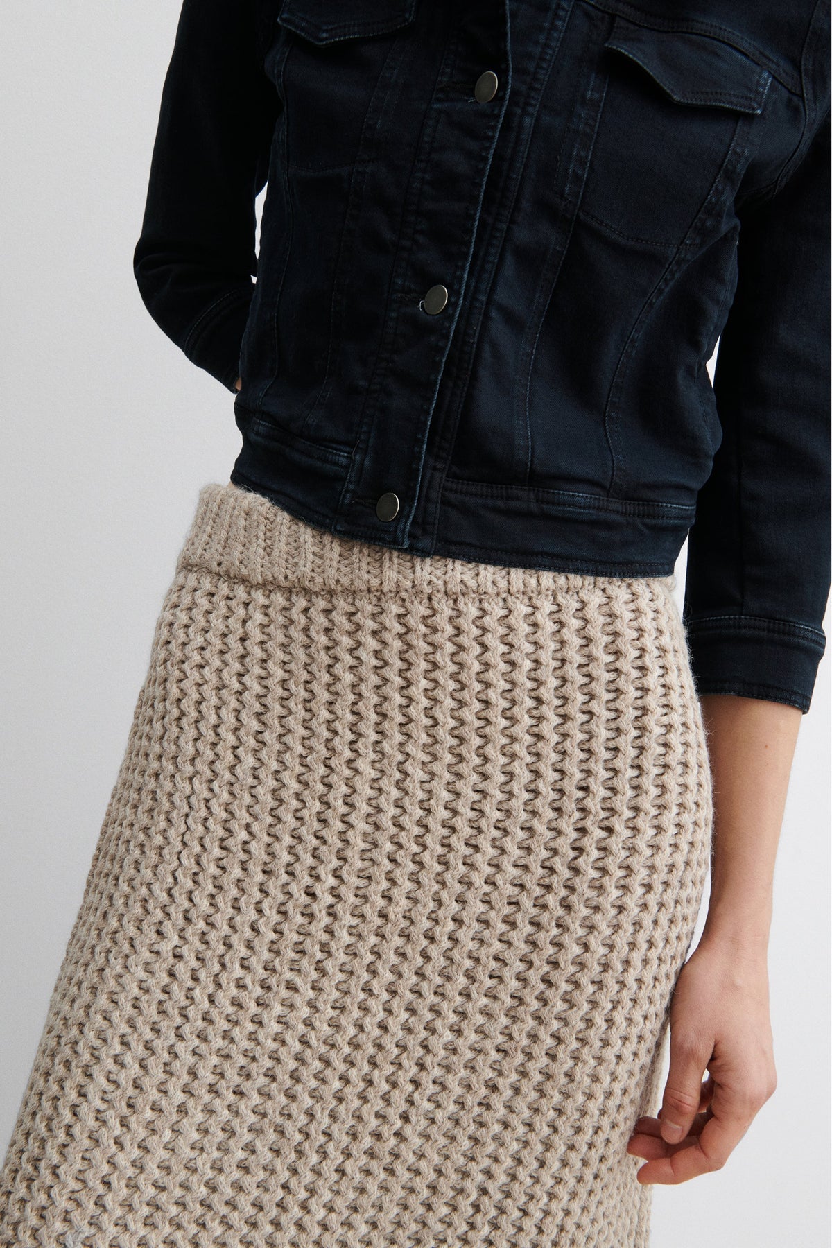 Vlanke Skirt Oatmeal