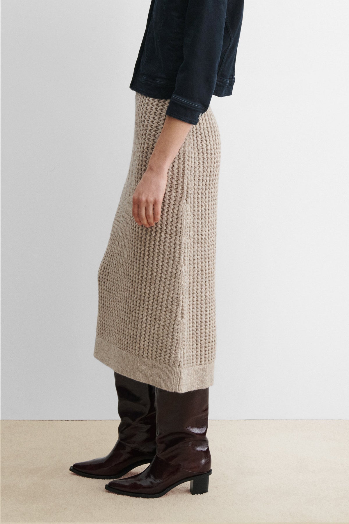 Vlanke Skirt Oatmeal