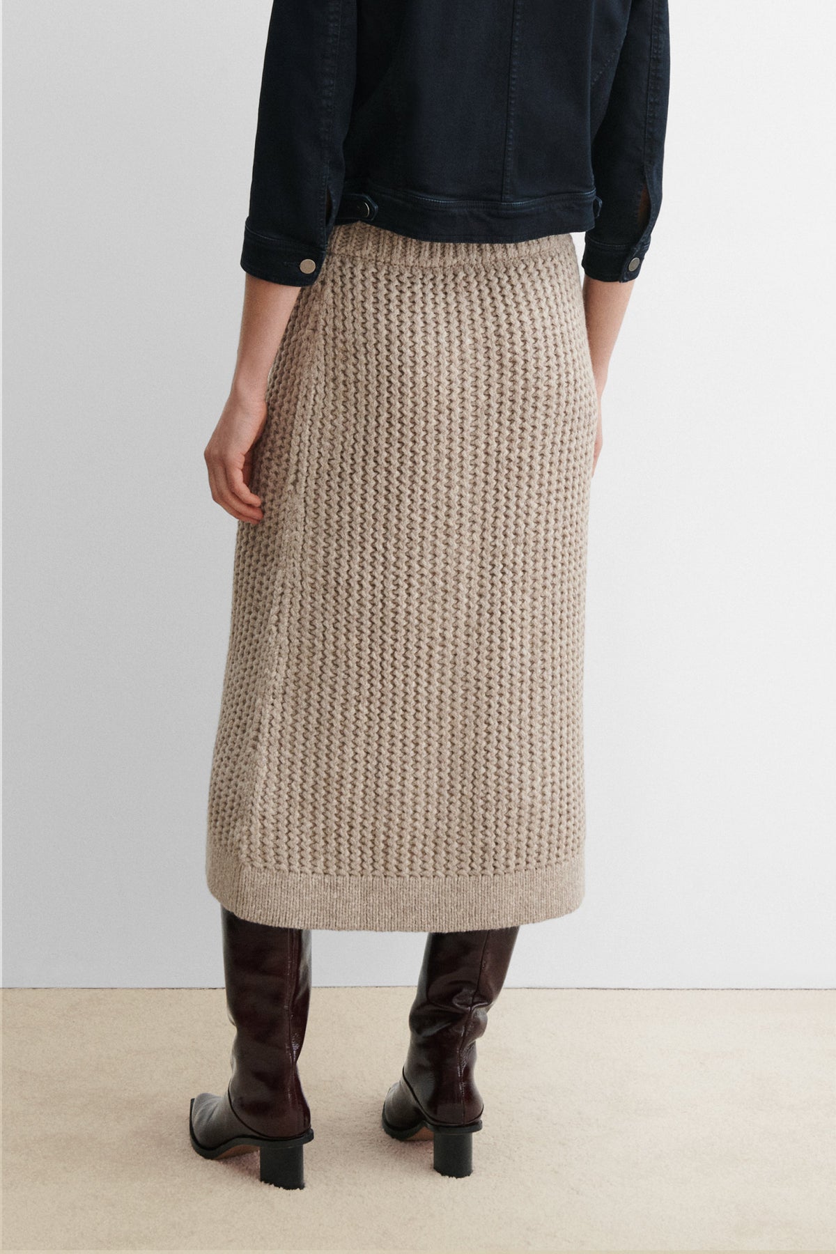 Vlanke Skirt Oatmeal