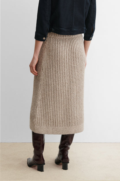 Vlanke Skirt Oatmeal