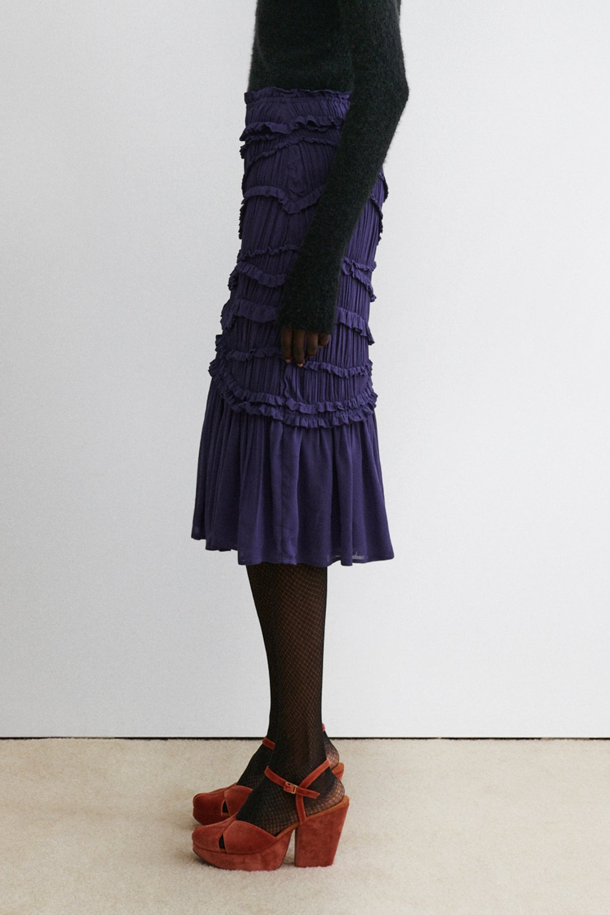 Cavey Skirt Dusty Purple