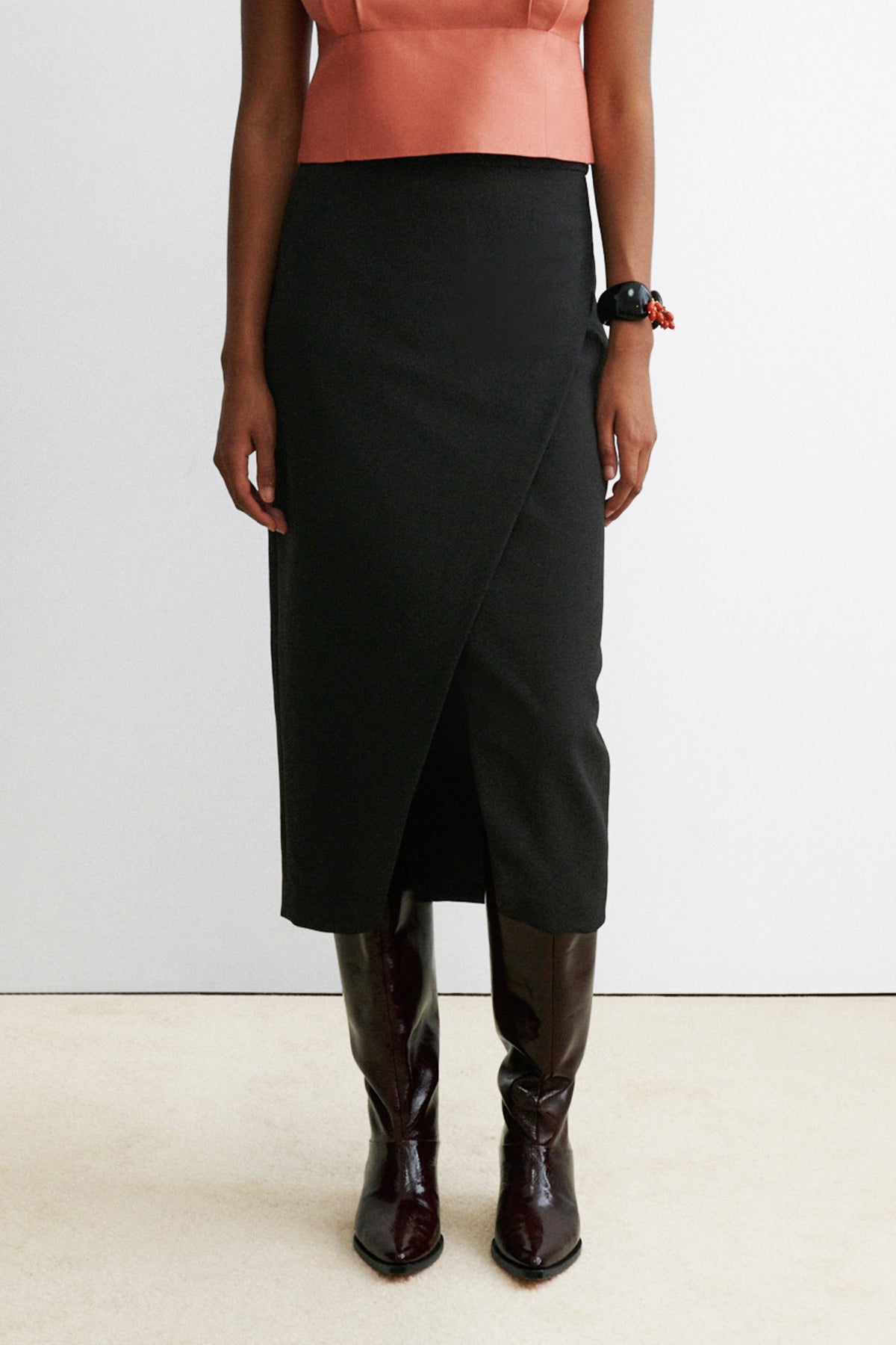Split Skirt Black