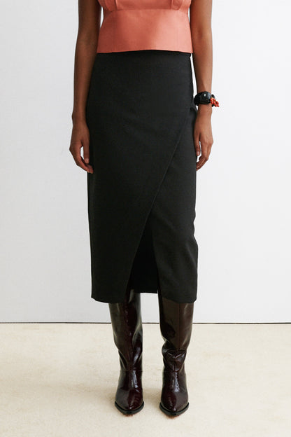 Split Skirt Black