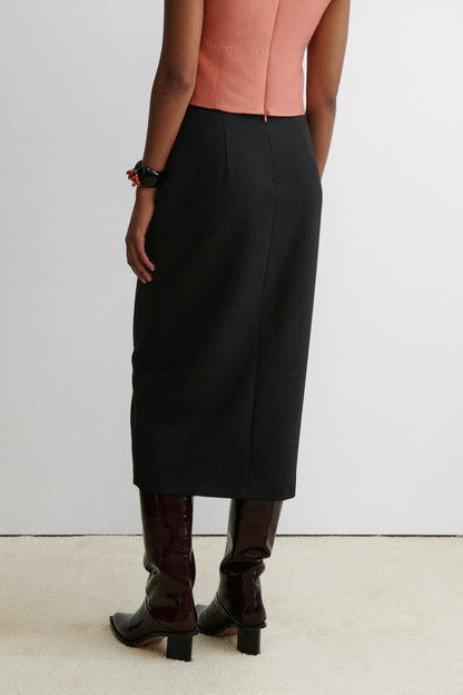 Split Skirt Black