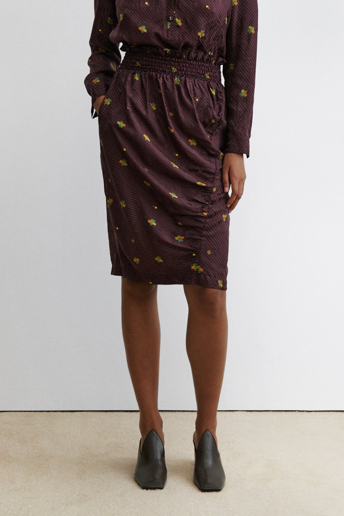 Solly Skirt Bordeaux