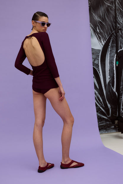 Paris Suit Black Cherry