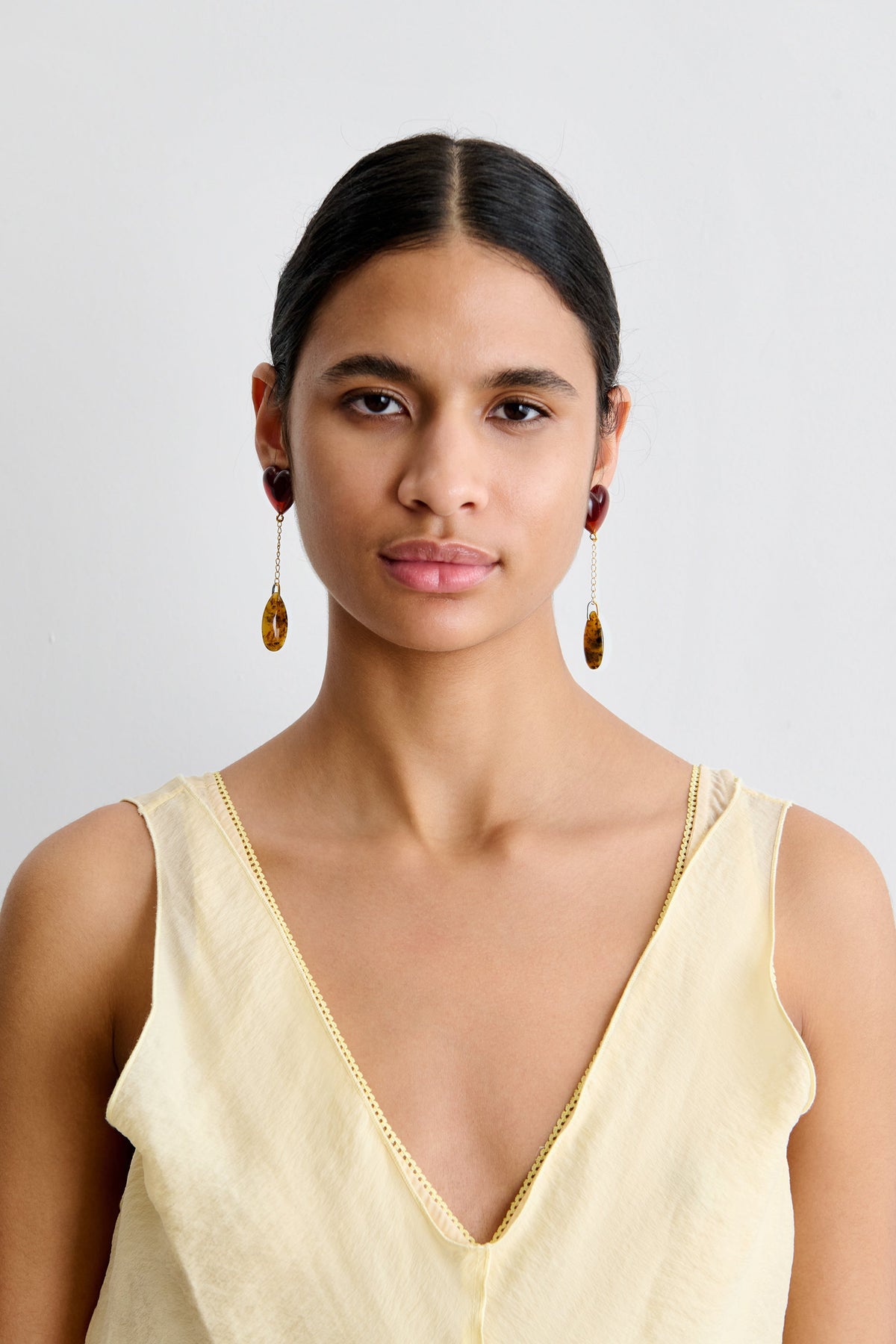 Dottie Earring Dark Tortoise Multi