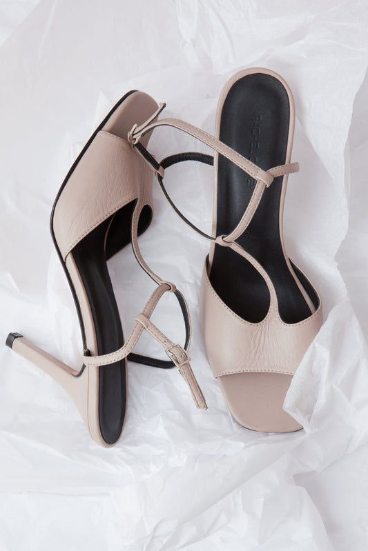 Goslett T-Strap Heel Smoke