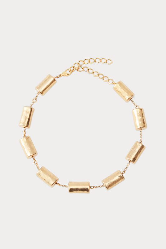 Bambu Necklace Vintage Gold