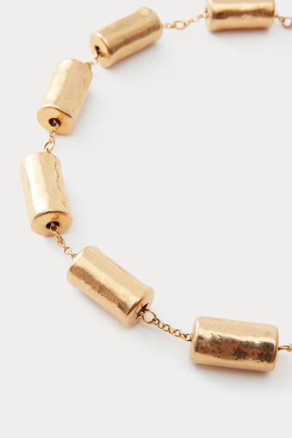 Bambu Necklace Vintage Gold