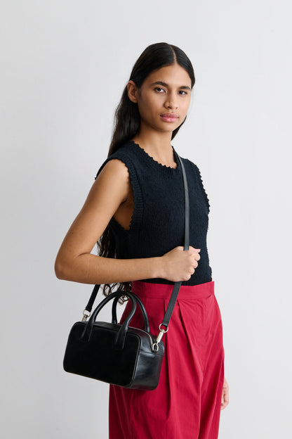 Brynd Small Box Bag Black