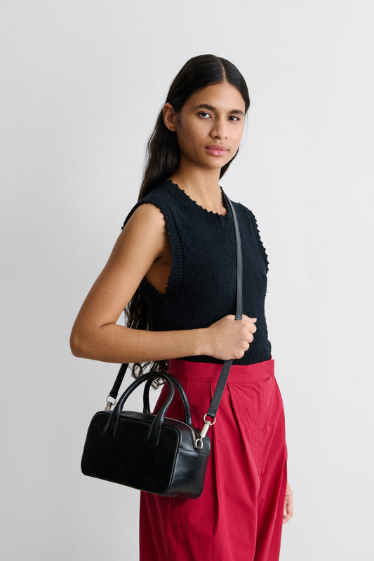 Brynd Small Box Bag Black