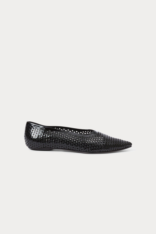 Clemmie Flat (Mini Punch) Black