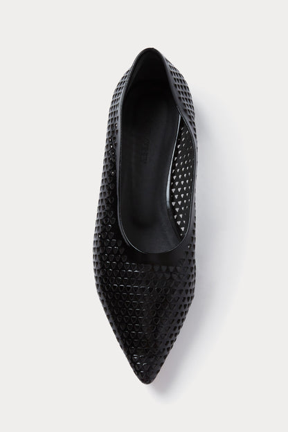 Clemmie Flat (Mini Punch) Black
