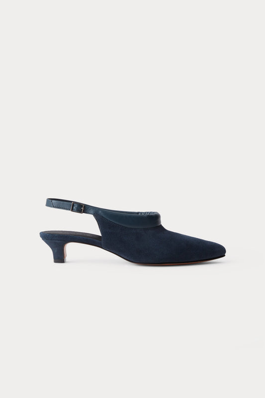 Clemmie Slingback Dark Indigo