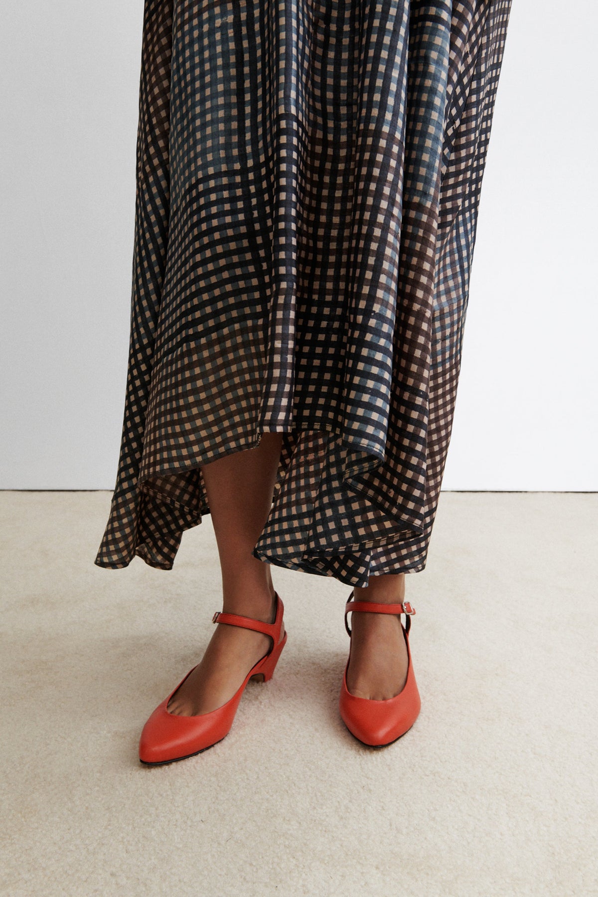 Danes Kitten Heel Orange