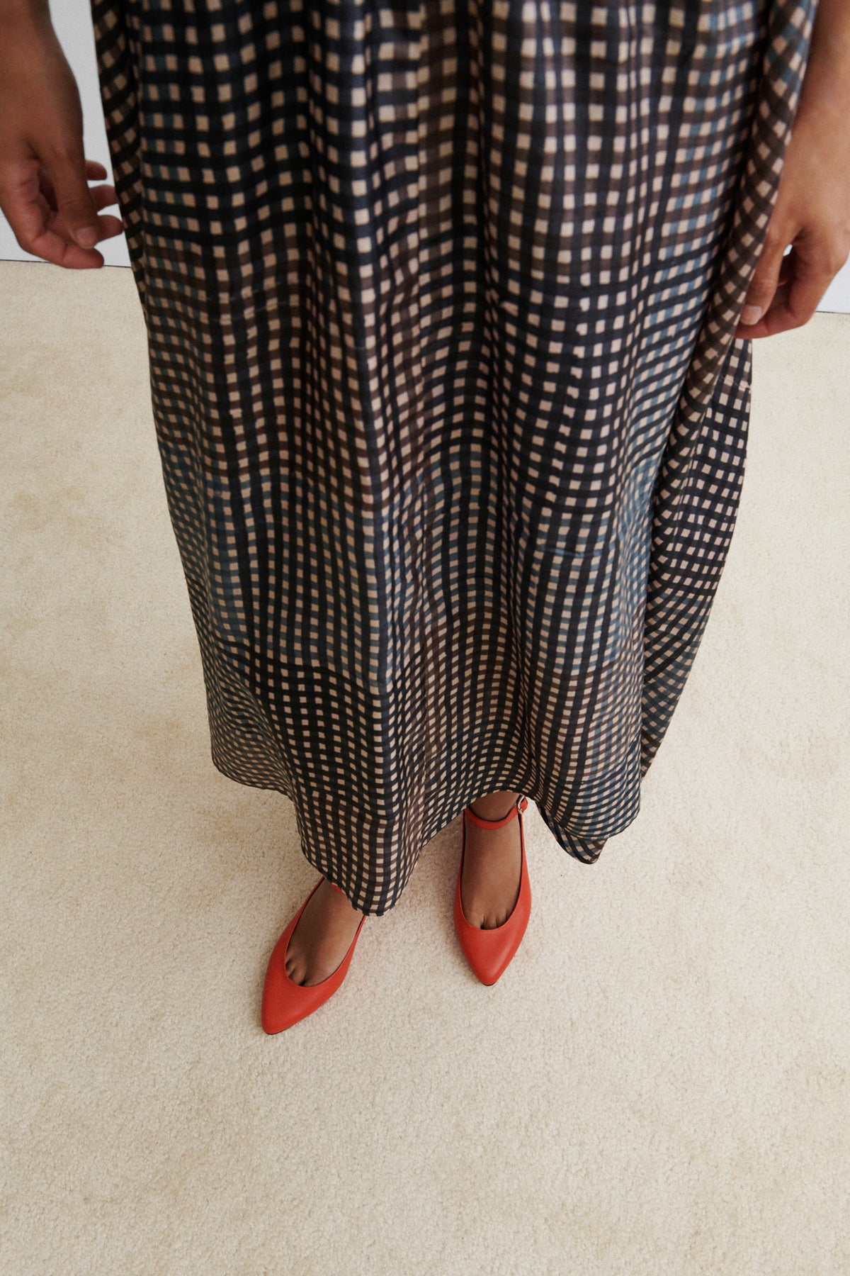 Danes Kitten Heel Orange