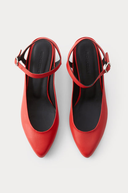 Danes Kitten Heel Orange
