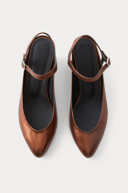 Danes Kitten Heel Bronze