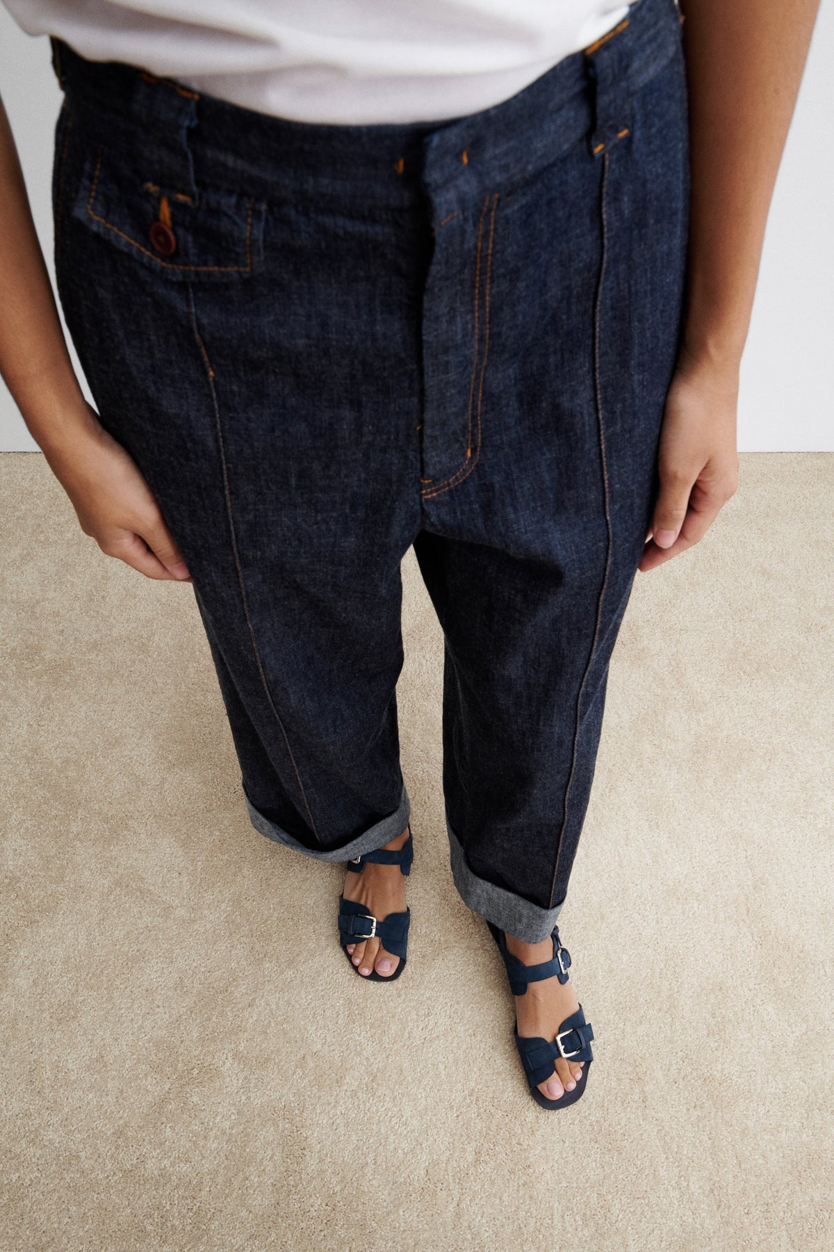Richie Sandal Dark Indigo