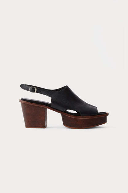 Sesley Sling Back Sandal Black