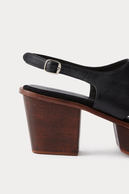 Sesley Sling Back Sandal Black
