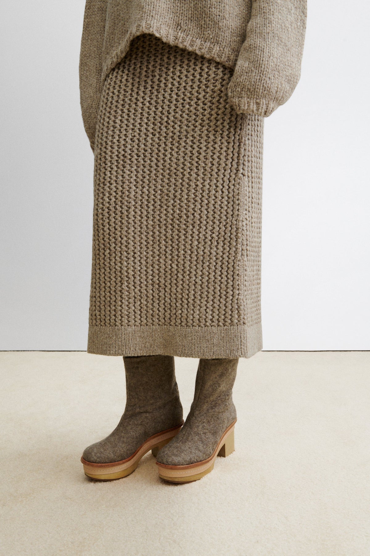 Sesley Boot Grey Melange