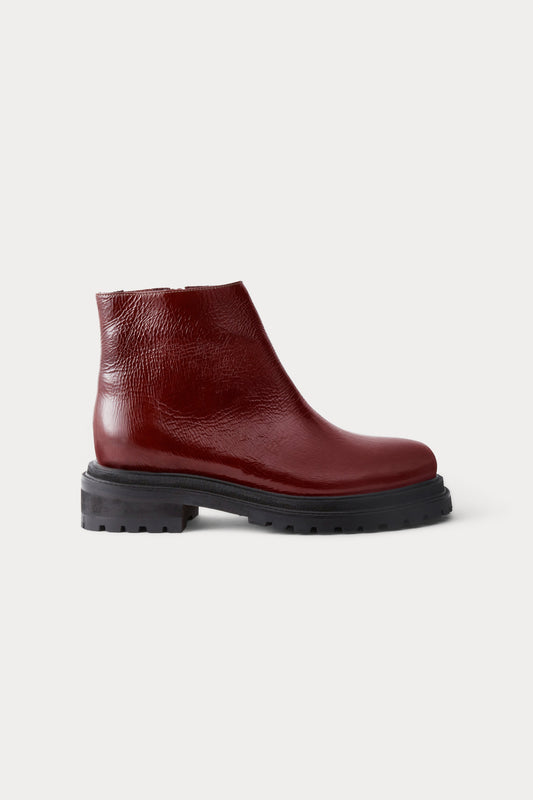 Dailey Lug Bootie Merlot