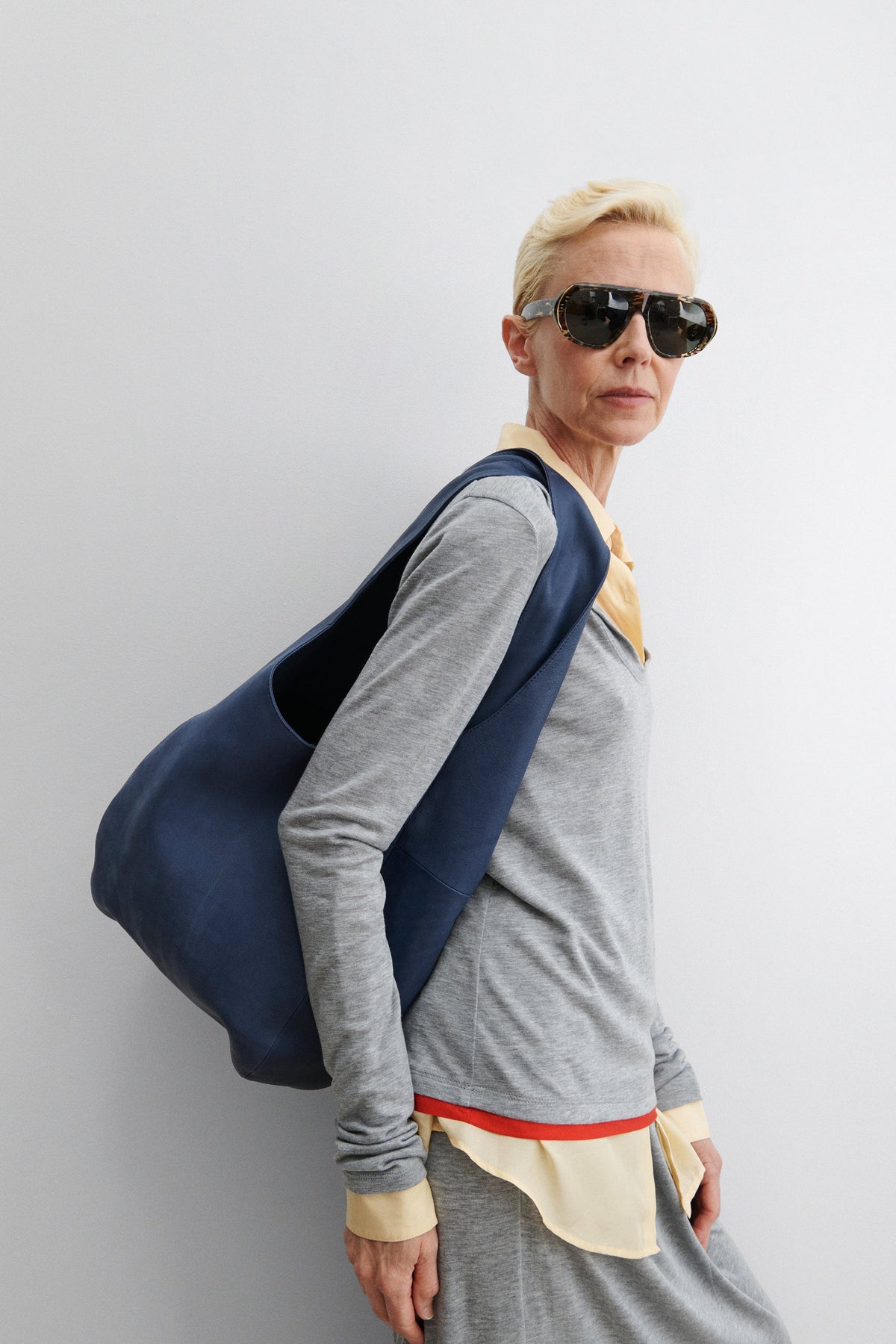 Harley Shoulder Bag Dark Indigo